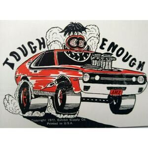 Hot Rod Postcard AMX American Motors Tough Enough Monster Car Auto Racer Card 72